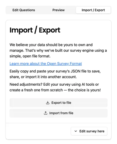 Hack Your Survey