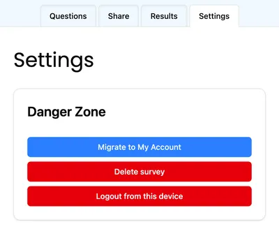 Overzetten naar mijn account